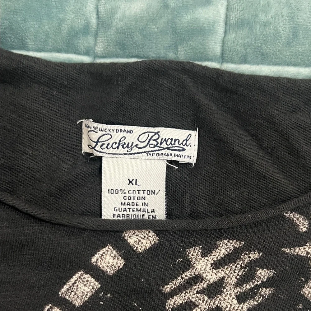 Lucky Brand Black Graphic Tee - Picture 3 of 4